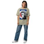 Queen Monkey Trendy Colorful Oversized faded t-shirt - Image 3