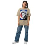 Queen Monkey Trendy Colorful Oversized faded t-shirt - Image 2