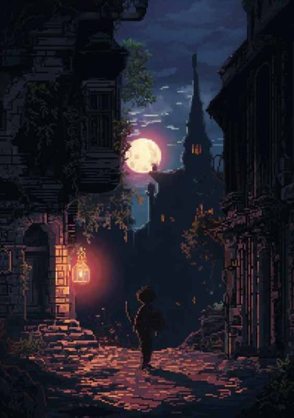 pixel Art Wall Art Metal Aluminum Print