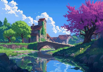 pixel Art Wall Art Metal Aluminum Print