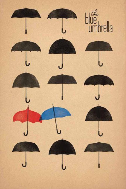 the blue umbrella 2013 Movie Poster Wall Art