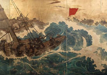 vintage chinese art Wall Art Metal Aluminum Print